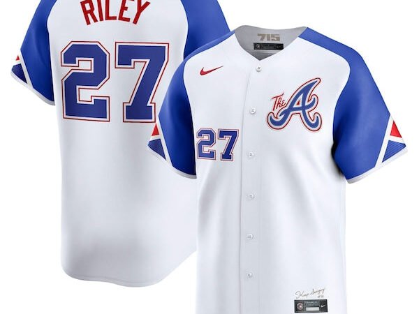 Austin Riley Atlanta Braves Nike City Connect Limited Jersey - White