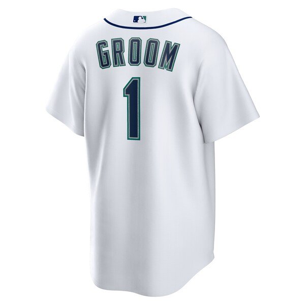Seattle Mariners Nike #1 Groom Home Replica Jersey - White