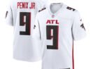 Michael Penix Jr. Atlanta Falcons Nike Game Jersey -  White/Black/Red