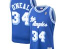 Shaquille O'Neal Los Angeles Lakers  Hardwood Classics Swingman Jersey - Royal/Purple/Gold