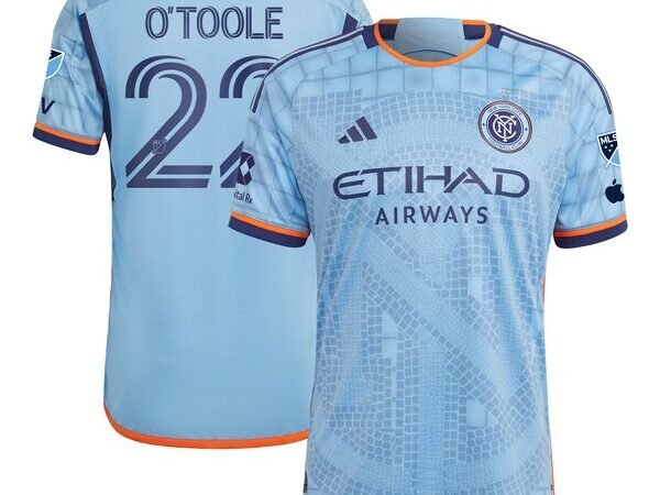 Kevin O'Toole New York City FC adidas 2024 The Interboro Kit Authentic Player Jersey - Sky Blue