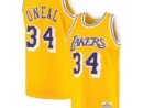 Shaquille O'Neal Los Angeles Lakers 1996/97 Hardwood Classics Authentic Jersey - Gold