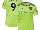 Anthony Martial Manchester United adidas Women's 2022/23 Third Replica Player Jersey - Neon Green