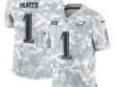 Jalen Hurts Philadelphia Eagles Nike 2024 Salute to Service Limited Jersey - Arctic Camo