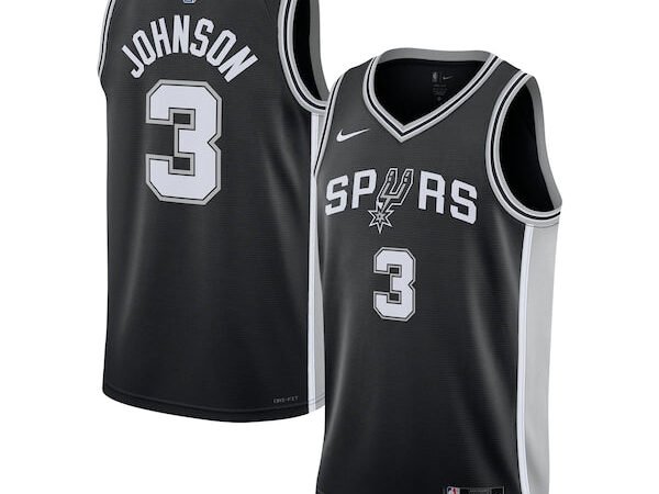 Keldon Johnson San Antonio Spurs Nike Unisex Swingman Jersey - Icon Edition - Black/White