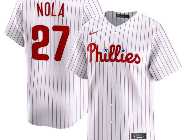 Aaron Nola Philadelphia Phillies Nike Home Limited Player Jersey - White
