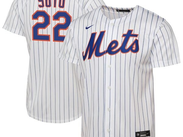 Juan Soto New York Mets Nike Youth Home Replica Jersey - White