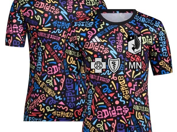 Minnesota United FC adidas 2024 Hispanic Heritage Pre-Match Top - Black