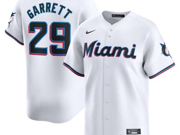 Braxton Garrett Miami Marlins Nike Home Limited Player Jersey - White