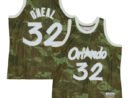 Shaquille O'Neal Orlando Magic Hardwood Classics 1994/95 Ghost Green Swingman Jersey - Camo