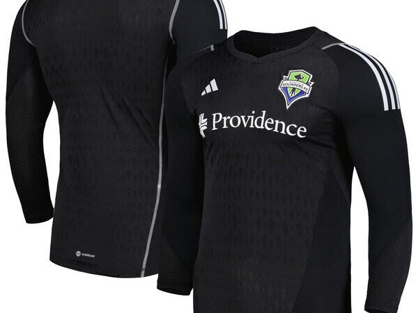 Seattle Sounders FC adidas 2024 Goalkeeper Long Sleeve Replica Jersey - Black