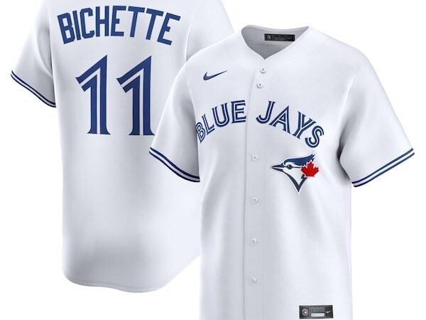 Bo Bichette Toronto Blue Jays Nike Home Limited Jersey - White/Powder Blue