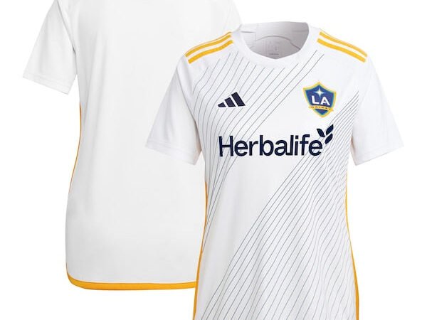 LA Galaxy adidas Women's 2024 Angeleno Kit Replica Jersey  - White