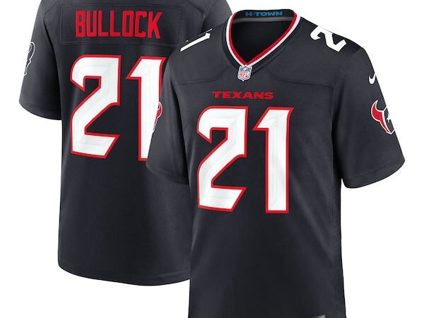 Calen Bullock Houston Texans Nike Team Game Jersey -  Navy