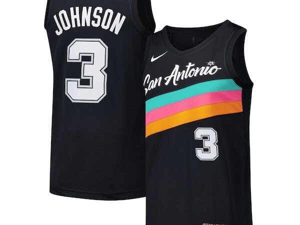 Keldon Johnson San Antonio Spurs Nike Swingman Player Jersey - City Edition - Black