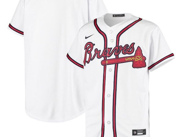 Atlanta Braves Nike Youth Home Replica Team Jersey - White