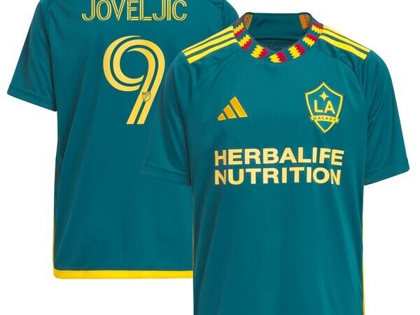 Dejan Joveljic LA Galaxy adidas Youth 2024 LA Kit Replica Player Jersey - Green