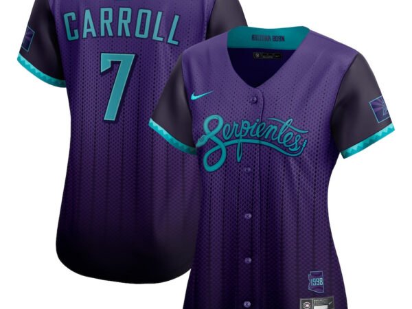 Corbin Carroll Arizona Diamondbacks Nike Women's 2025 City Connect Limited Player Jersey - Purple