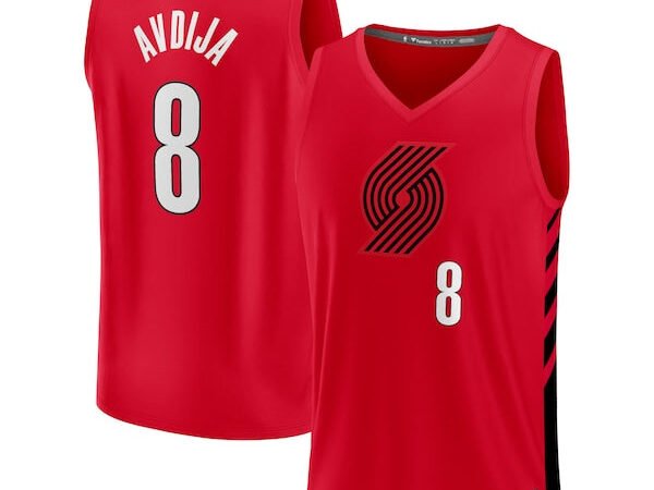 Deni Avdija Portland Trail Blazers  Youth Fast Break Player Jersey - Statement Edition - Red