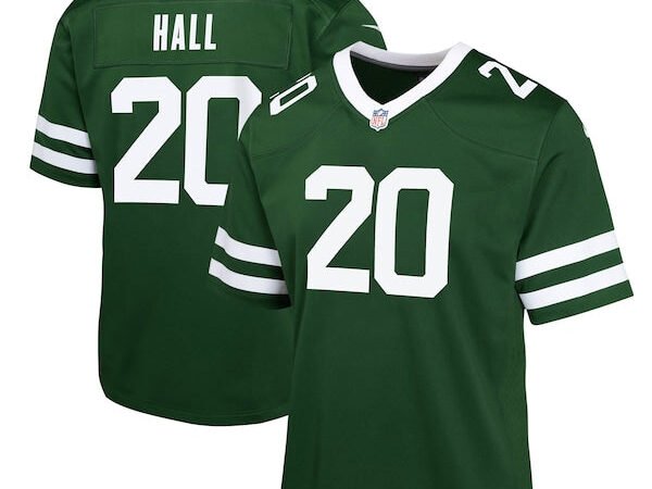 Breece Hall New York Jets Nike Youth Game Jersey - Legacy Green