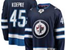 Cole Koepke Winnipeg Jets  Home Breakaway Jersey - Navy