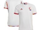 Custom Belgium National Team adidas 2022/23 Away Authentic Jersey - White