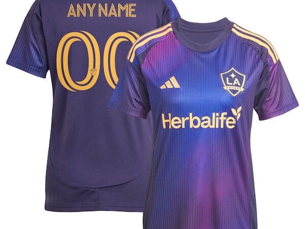 LA Galaxy adidas Women's 2025 RIZON Replica Custom Jersey - Navy