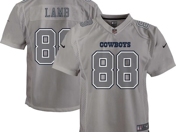 CeeDee Lamb Dallas Cowboys Nike Youth Atmosphere Game Jersey - Gray