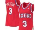 Allen Iverson Philadelphia 76ers Women's 2002/03 Hardwood Classics Swingman Jersey - Red