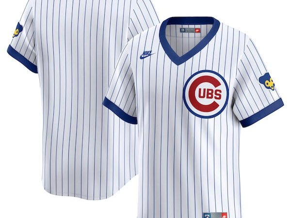 Chicago Cubs Nike Throwback Cooperstown Collection Limited Jersey - White