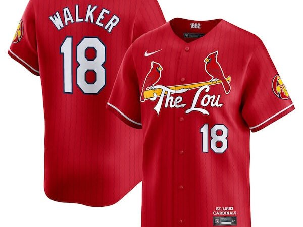 Jordan Walker St. Louis Cardinals Nike 2024 City Connect Limited Player Jersey - Red