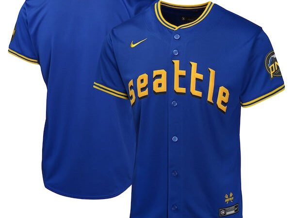 Seattle Mariners Nike Youth City Connect Limited Jersey - Blue
