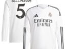 Jude Bellingham Los Merengues adidas 2024/25 Home Replica Long Sleeve Player Jersey - White