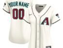 Arizona Diamondbacks Nike Women's Home Limited Custom Jersey - Cream