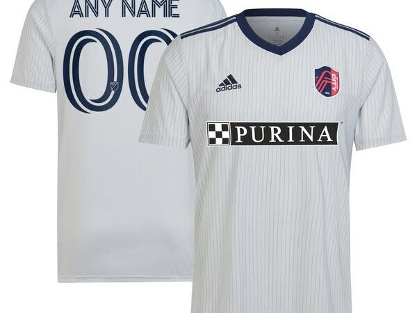 St. Louis City SC adidas 2024 The Spirit Kit Replica Custom Jersey - Gray