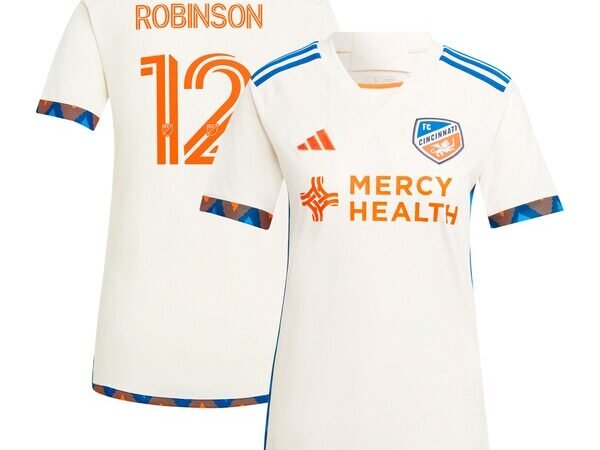 Miles Robinson FC Cincinnati adidas Women's 2024 The Canvas Kit Replica Player Jersey - White