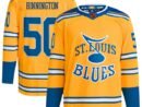 Jordan Binnington St. Louis Blues adidas Reverse Retro 2.0 Authentic Player Jersey - Gold