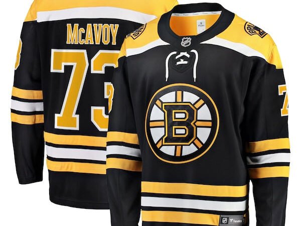 Charlie McAvoy Boston Bruins  Home Premier Breakaway Player Jersey - Black