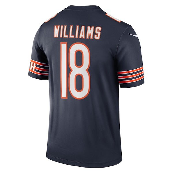 Caleb Williams Chicago Bears Nike Team Legend Player Performance Top - Navy/Orange