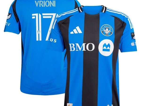 Giacomo Vrioni CF Montreal adidas 2025 Montréal Original Authentic Player Jersey - Blue