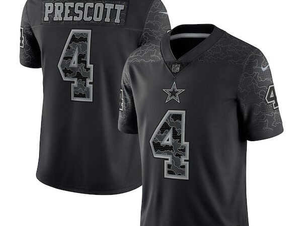 Dak Prescott Dallas Cowboys Nike RFLCTV Limited Jersey - Black