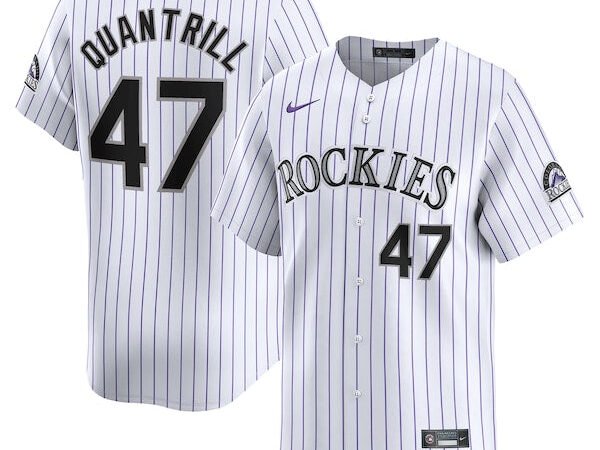 Cal Quantrill Colorado Rockies Nike Home Limited Player Jersey - White