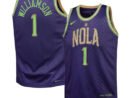 Zion Williamson New Orleans Pelicans Nike Youth 2024/25 Swingman Player Jersey - City Edition - Purple