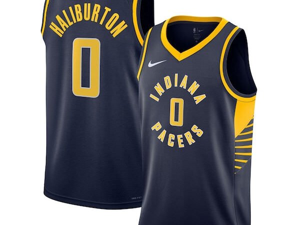 Tyrese Haliburton Indiana Pacers Nike Unisex 2025 NBA Finals Swingman Jersey - Icon Edition - Navy