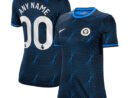 Chelsea Nike Women's 2023/24 Away Stadium Replica Custom Jersey - Navy