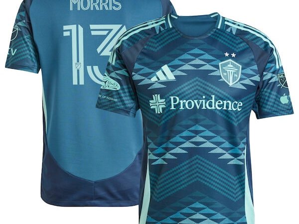 Jordan Morris Seattle Sounders FC adidas 2025 The Salish Sea Kit Authentic Player Jersey - Blue