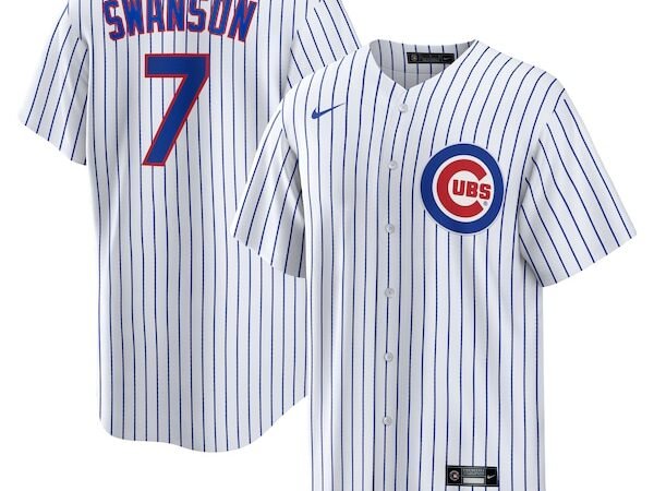 Dansby Swanson Chicago Cubs Nike Replica Player Jersey - White