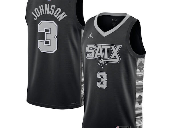 Keldon Johnson San Antonio Spurs Jordan Brand Unisex Swingman Jersey - Statement Edition - Black