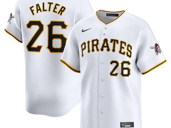 Bailey Falter Pittsburgh Pirates Nike Home Limited Player Jersey – White