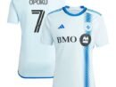 Kwadwo Opoku CF Montreal adidas 2024 La Main Replica Player Jersey – Light Blue